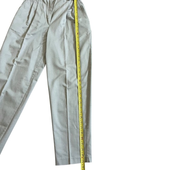 Vintage Allison Daley pleated front 100% cotton chinos work pants women’s size 6 - Picture 6 of 10